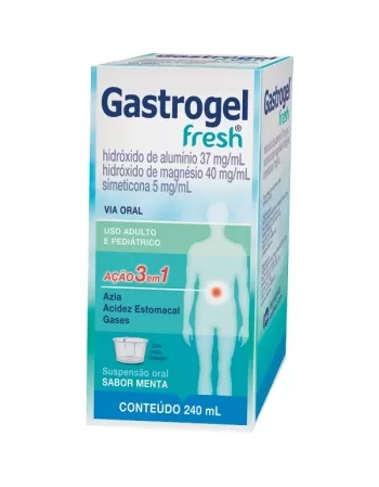 GASTROGEL FRESH SUSP C COPO DOSADOR SABOR MENTA 240ML