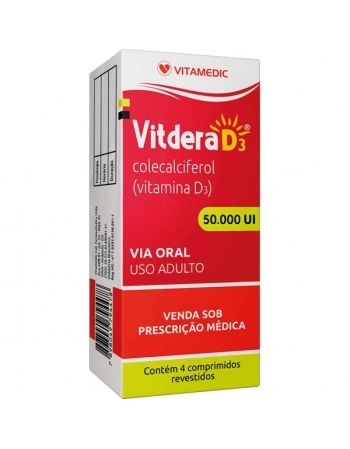 VITDERA D3 50.000 4CPR VITAMEDIC