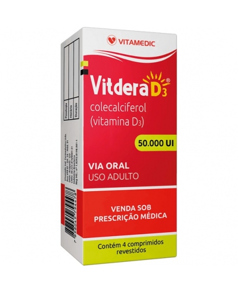 VITDERA D3 50000 UI 4CPR