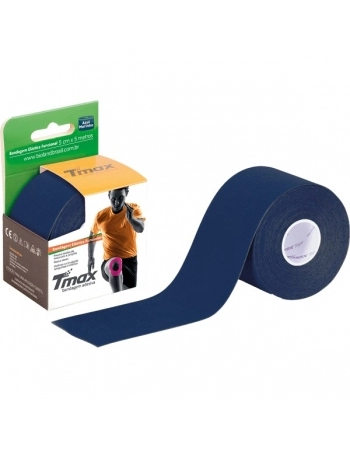 FITA ADESIVA DE KINESIOLOGIA AZUL MARINHO TMAX BIOLAND