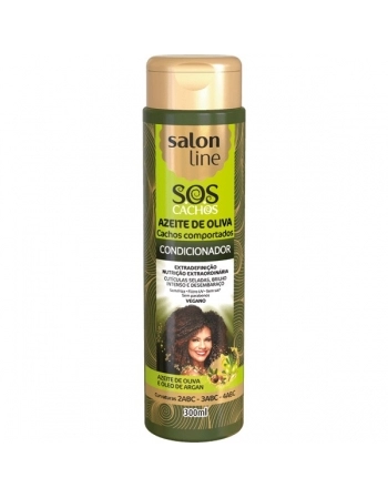 CONDICIONADOR SOS CACHOS AZEITE DE OLIVA SALON LINE 300ML