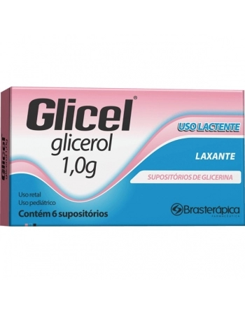 GLICEL LACTENTE 1,0 GR SUPOSIT GLICER 6 UND