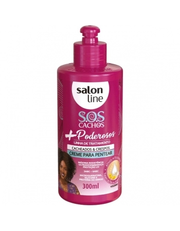 CREME PARA PENTEAR SOS CACHOS + PODEROSOS 3 A 4ABC 300ML SALON LINE