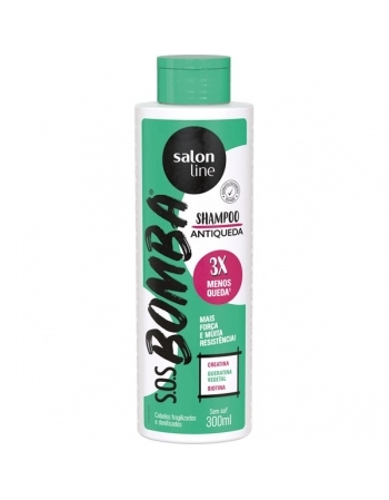 SOS BOMBA SHAMPOO ANTIQUEDA 300ML SALON LINE