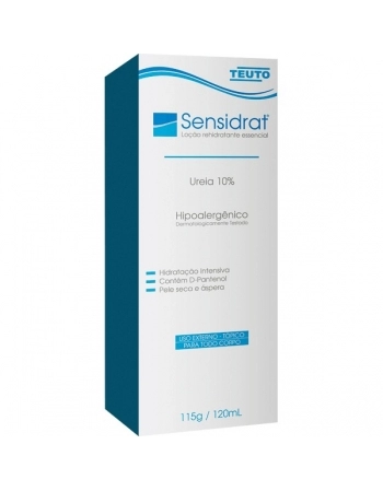 SENSIDRAT LOCAO HIDRATANTE 115G/120ML TEUTO