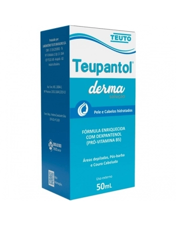 TEUPANTOL DERMA SOLUCAO 50ML TEUTO