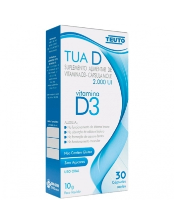 TUA D VITAMINA D3 2.000UL 30CPS MOLES TEUTO