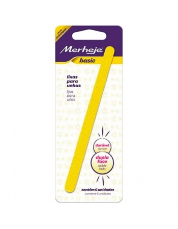 LIXA DE UNHAS GOLD 6UND MERHEJE