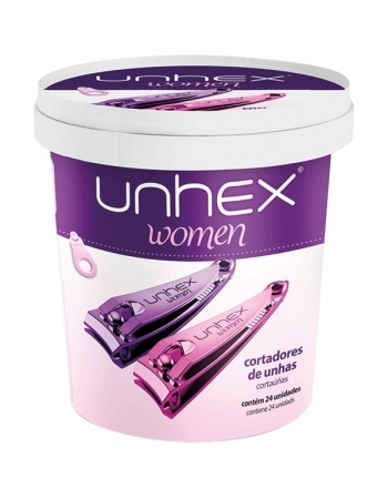 CORTADOR DE UNHAS UNHEX WOMEN PT 24 UND