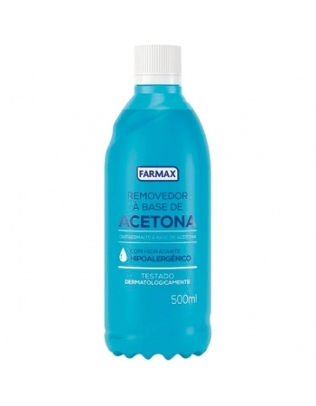 REMOVEDOR DE ESMALTE C/ACETONA 500ML FARMAX
