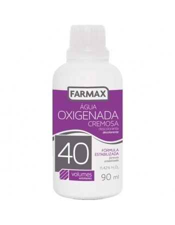 AGUA OXI. CREMOSA 40VOL 90ML FARMAX