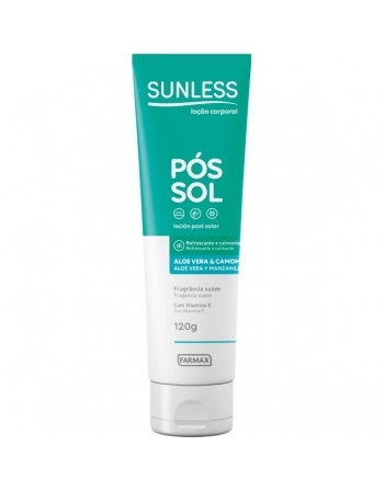 SUNLESS LOCAO POS SOL 120ML FARMAX