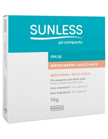 SUNLESS PO COMP FIL SOLAR FPS50 BEGE MEDIO 10GR FARMAX