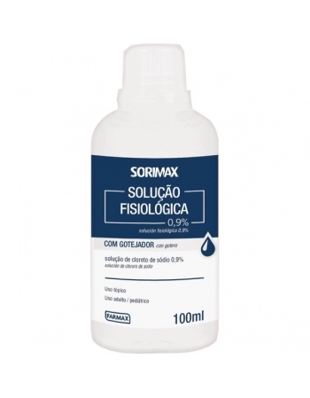 SORO FISIOLOGICO C/TAMPA 100ML FARMAX