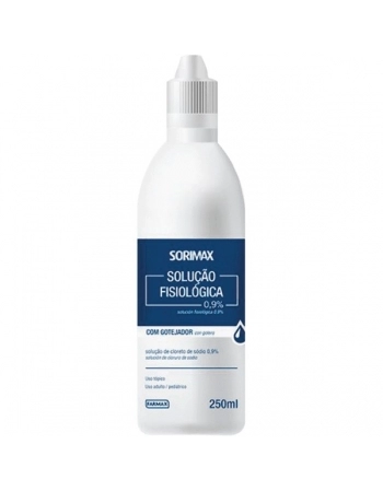 SORO FISIOLOGICO C/TAMPA 250ML FARMAX