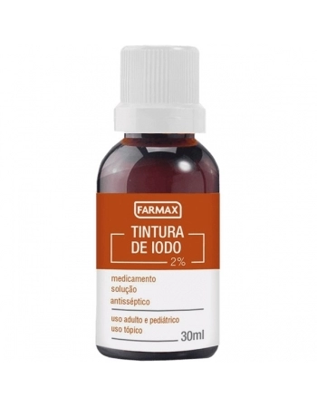TINTURA DE IODO 2% 30ML FARMAX