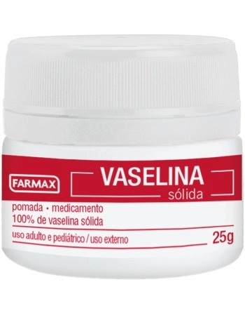 VASELINA SOLIDA(GELEIA DE VASELINA) 25GR FARMAX
