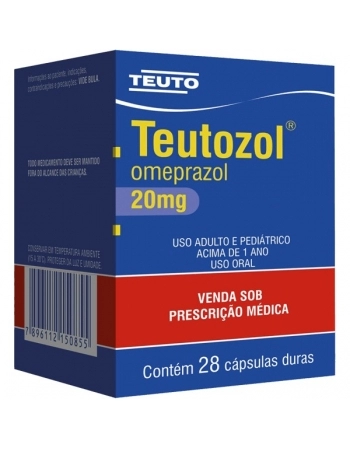 TEUTOZOL 20MG 28CPS TEUTO