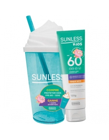SUNLESS KIT PROT SOL BIS TQS KIDS FPS60 120G+COPO FARMAX