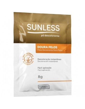 SUNLESS PO DESCOLORANTE DOURA PELOS 8GR FARMAX