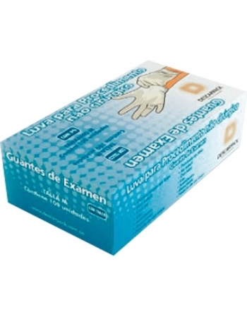 LUVA PROCED LATEX C/PO NAO CIRURG TAM PP 100UN DESCARPACK