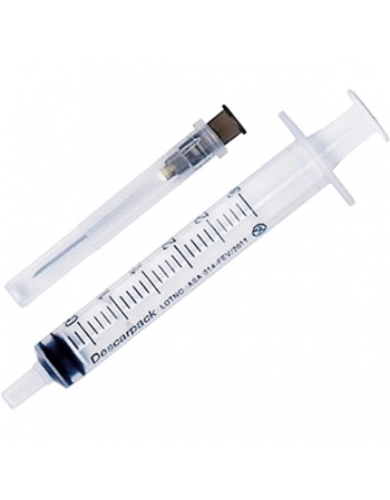 SERINGA 3ML C/AGULHA BICO LUER SLIP 25X0,7 100UND DESCARPACK