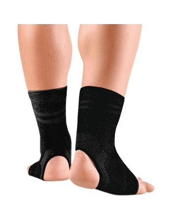 TORNOZELEIRA ELASTICA BAMBOO PRETA P HIDROLIGHT