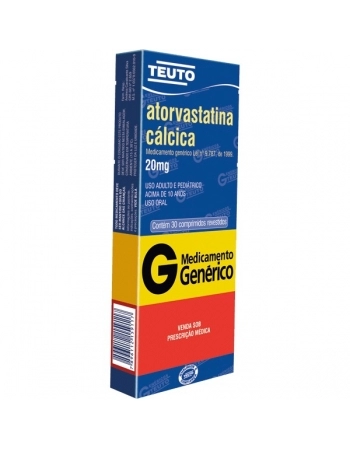 G.ATORVASTATINA CALCICA 20MG 30CPR TEUTO