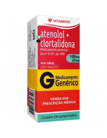 G.ATENOLOL+CLORTAL 100/25MG 28CPR
