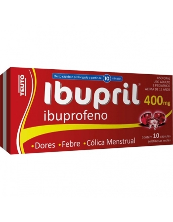 IBUPRIL 400MG 10CPS GEL TEUTO