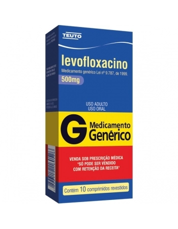 G.LEVOFLOXACINO 500MG 10CPR TEUTO
