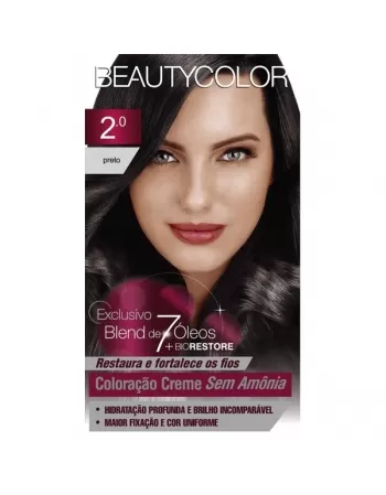 BEAUTY COLOR COL CRE S/AMONIA KIT 2.0 PRETO