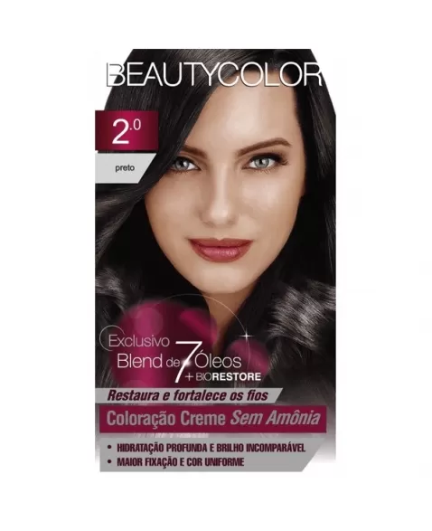 BEAUTY COLOR COL CRE S/AMONIA KIT 2.0 PRETO