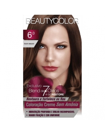 BEAUTY COLOR COL CRE S/AMONIA KIT 6.0 L