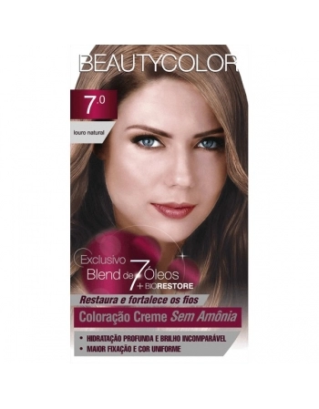 BEAUTY COLOR COL CRE S/AMONIA KIT 7.0 LO