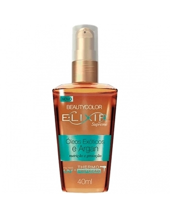 BEAUTY COLOR ELIXIR OLEO NUTRITIVO CAPILAR OLEOS EXOTICOS E ARGAN 40ML