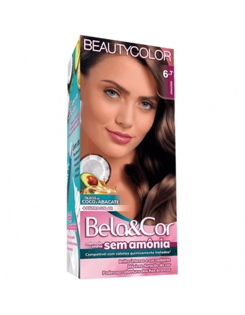 BEAUTY COLOR COL CREME BELA & COR KIT S/ AMONIA 6.7 CHOCOLATE