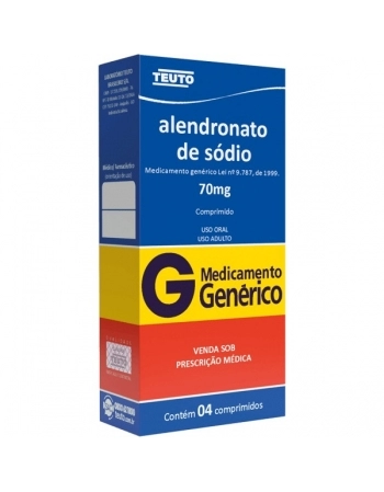 G.ALENDRONATO DE SODIO 70MG 4CPR TEUTO