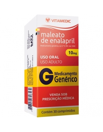 ENALAPRIL 10MG 30 CPR - GENÉRICO