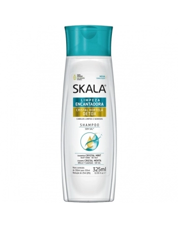SKALA SHAMPOO CRISTAL HORTELA DETOX 325ML