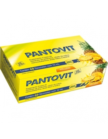 PANTOVIT 60 FLACONETES 10ML ABACAXI ARTE NATIVA
