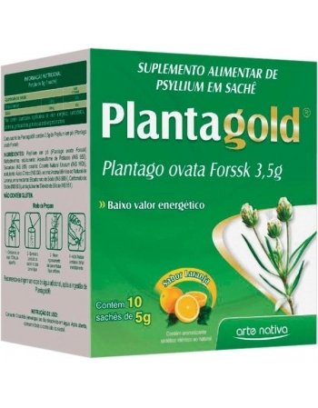 PLANTAGOLD LARANJA 10 SACHES 5GR ARTE NATIVA