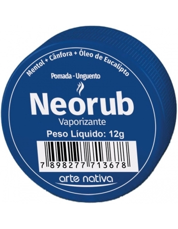 NEORUB VAPORIZANTE POMADA 12GR ARTE NATIVA