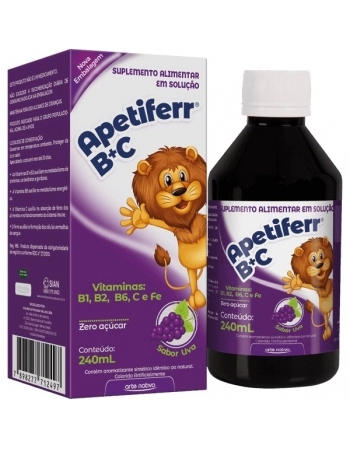 APETIFERR B+C SABOR UVA 240ML ARTE NATIVA