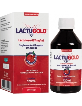 LACTUGOLD FRUTAS VERMELHAS 120ML ARTE NATIVA