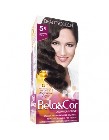 BEAUTY COLOR TINT BELA & COR 5.0 CASTANHO CLARO