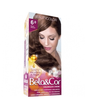 BEAUTY COLOR TINT BELA & COR 6.0 LOURO ESCURO