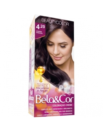BEAUTY COLOR TINT BELA & COR 4.20 VIOLETA INTENSO