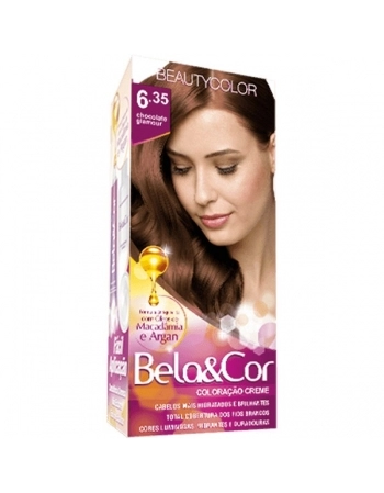 BEAUTY COLOR TINT BELA & COR 6.35 CHOCOLATE GLAMOUR