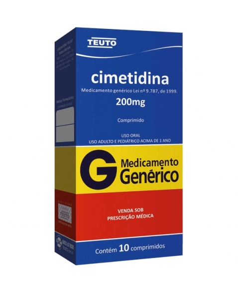 CIMETIDINA 200 MG 10 CPR - GENÉRICO